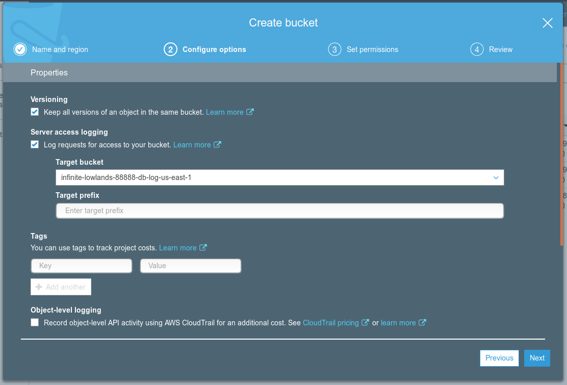 S3 - Main - Config Options
