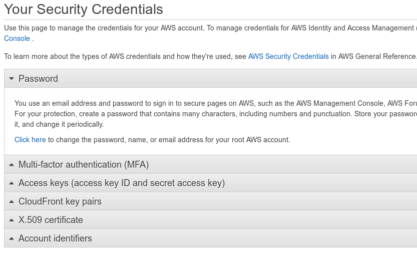 S3 - Security - Dashboard