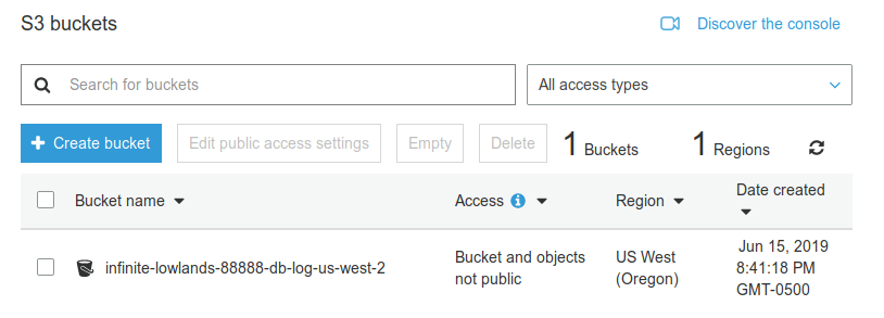 S3 - List Bucket 1